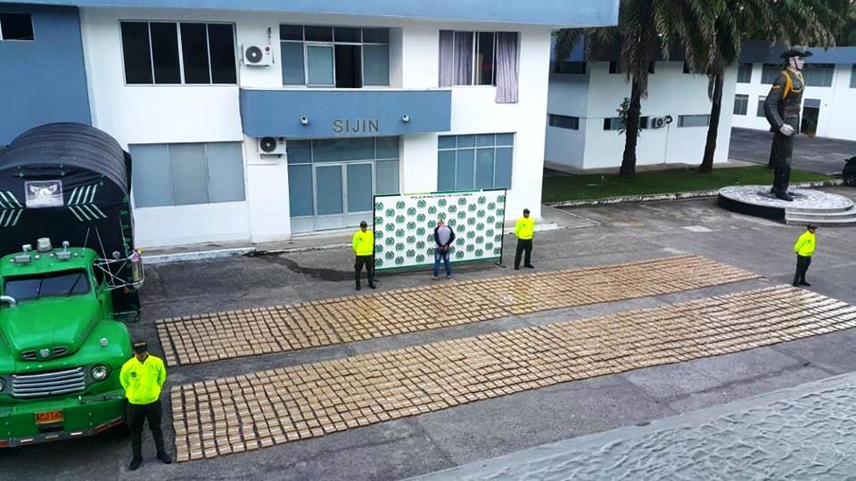 Policía logró la incautación de 1.650 libras de marihuana en la vía Aguazul - Yopal