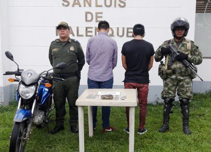 Capturados dos sujetos dedicados a la distribución de alucinógenos en Trinidad y San Luis de Palenque