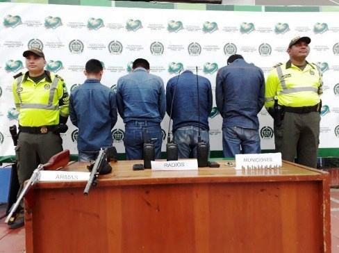 La Policía Nacional reporta la captura de 18 personas por varios delitos durante el fin de semana en Casanare