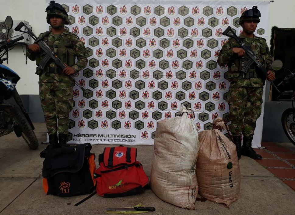 Ejército Nacional incauto 199 kilos de carne res, recupero herramientas agrícolas y capturo dos personas