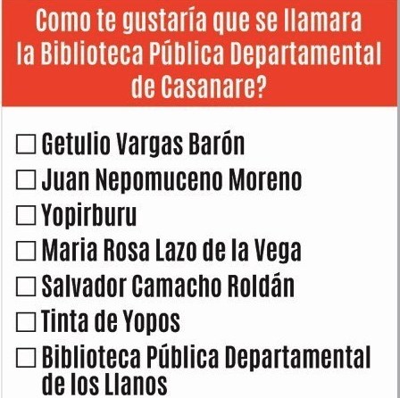 Abierta la convocatoria para escoger el nombre de La Biblioteca Pública Departamental