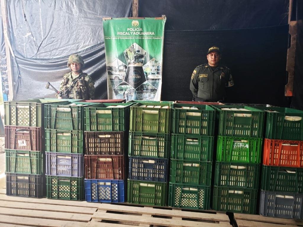 Ejército y Policía logran contundente golpe al contrabando en el municipio de Tame