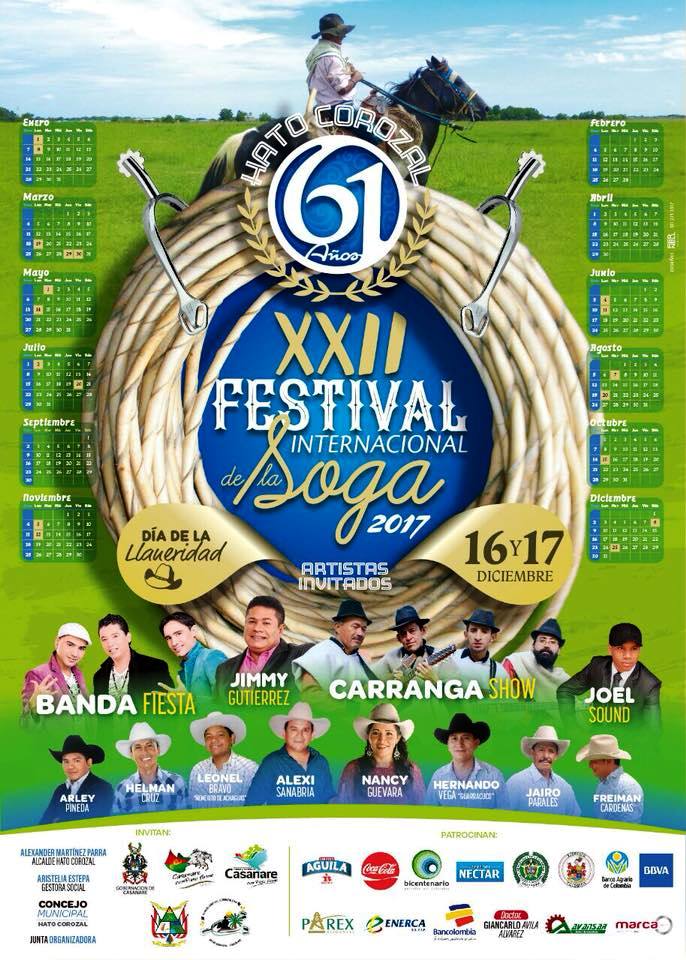 Este fin de semana Hato Corozal celebrará sus 61 años de vida administrativa