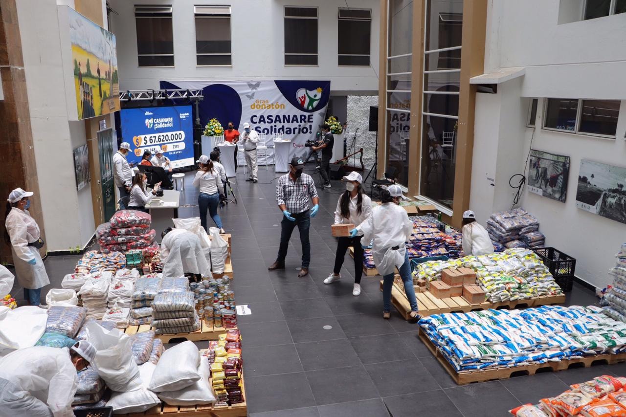 Todo un éxito la Gran Donatón Casanare Solidario