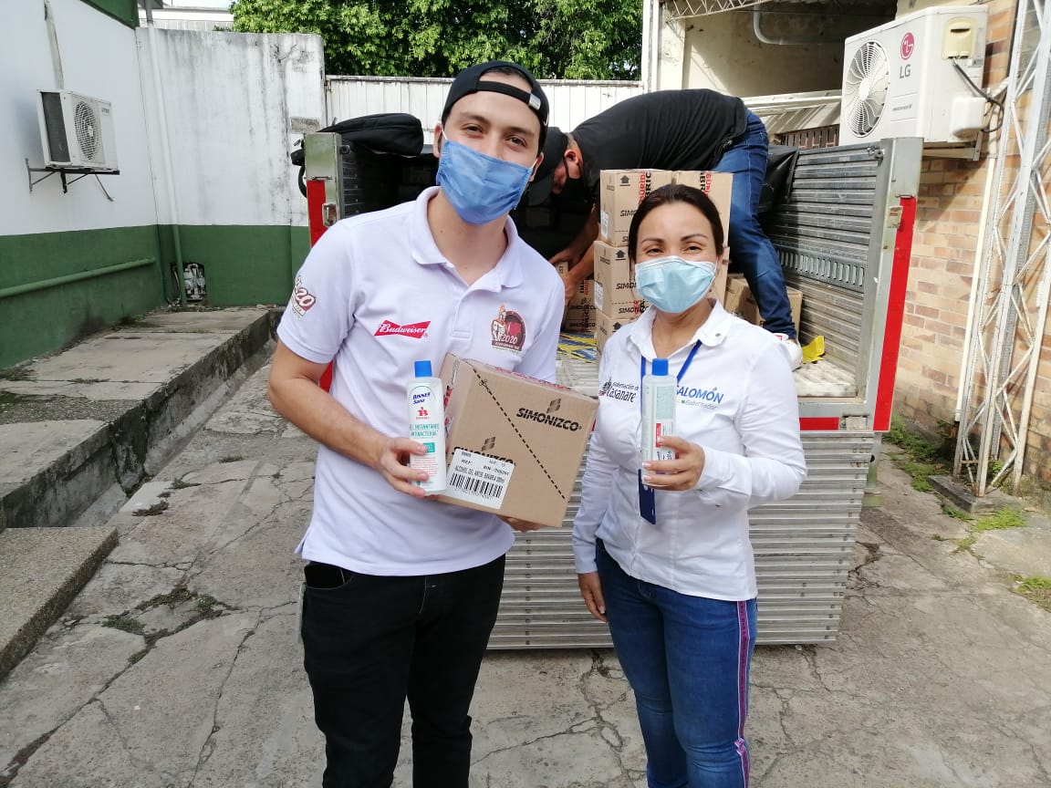 Bavaria donó 804 unidades de gel antibacterial para Hospitales de Casanare