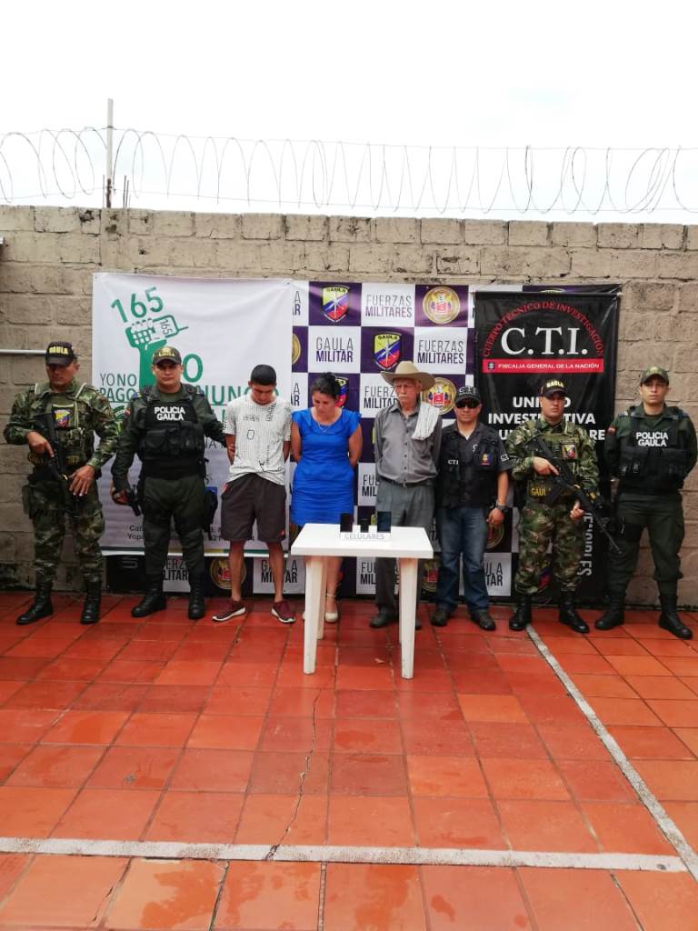 En las últimas horas fueron capturados cinco sujetos sindicados de cometer extorsiones en Casanare