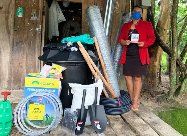 Familias de Hato Corozal y Maní beneficiadas con elementos agrícolas