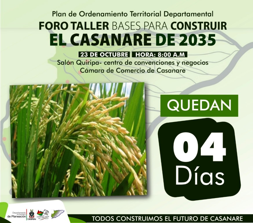 Gobernación realizará foro de diagnóstico del Plan de Ordenamiento Territorial