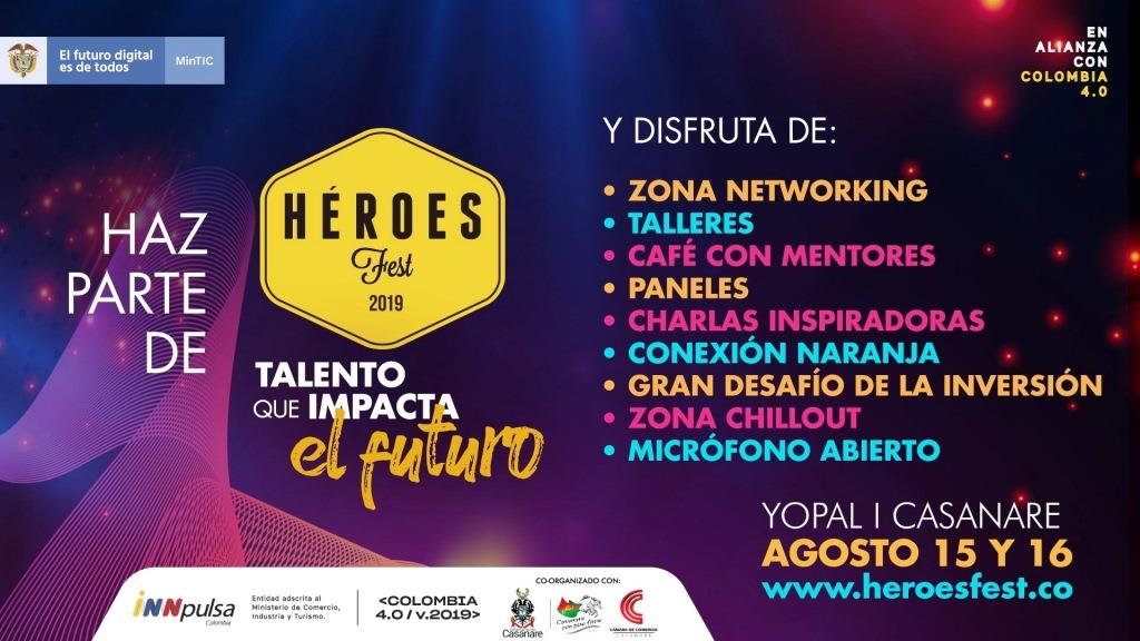 Este jueves 15 se abre el campo de entrenamiento de Héroes Fest en Yopal