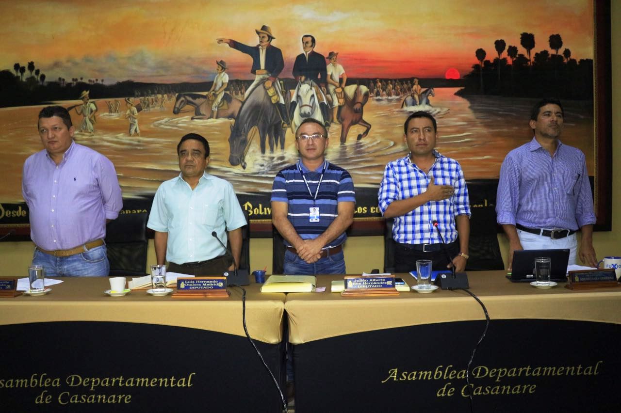 Se instaló el periodo de sesiones extraordinarias de la Asamblea Departamental de Casanare