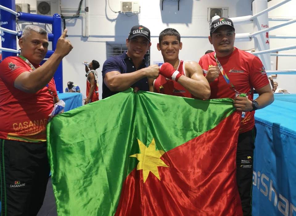 Alexander Javier Queralez Molina ganó el primer combate en los XXI Juegos Nacionales Bicentenario 2019