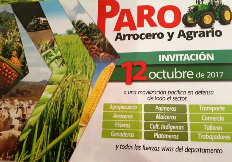 Como estaba anunciado este jueves se inició el paro nacional Arrocero y Agrario