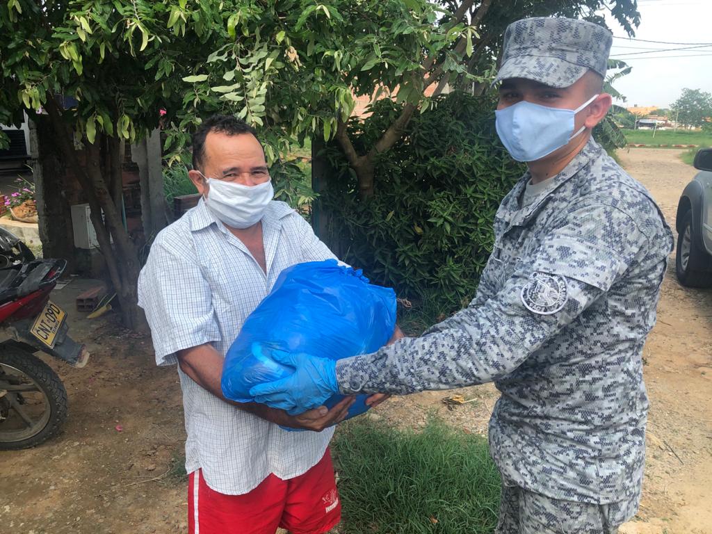 Grupo Aéreo del Casanare brinda apoyo a familiares de sus soldados