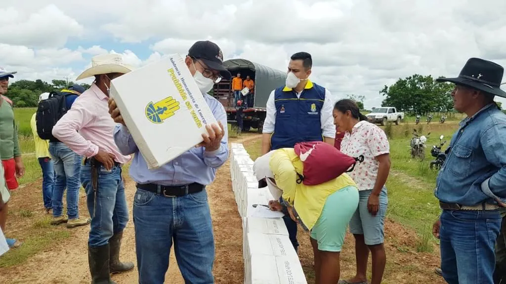 Familias indígenas y afrodescendientes recibieron ayudas humanitarias en Orocué