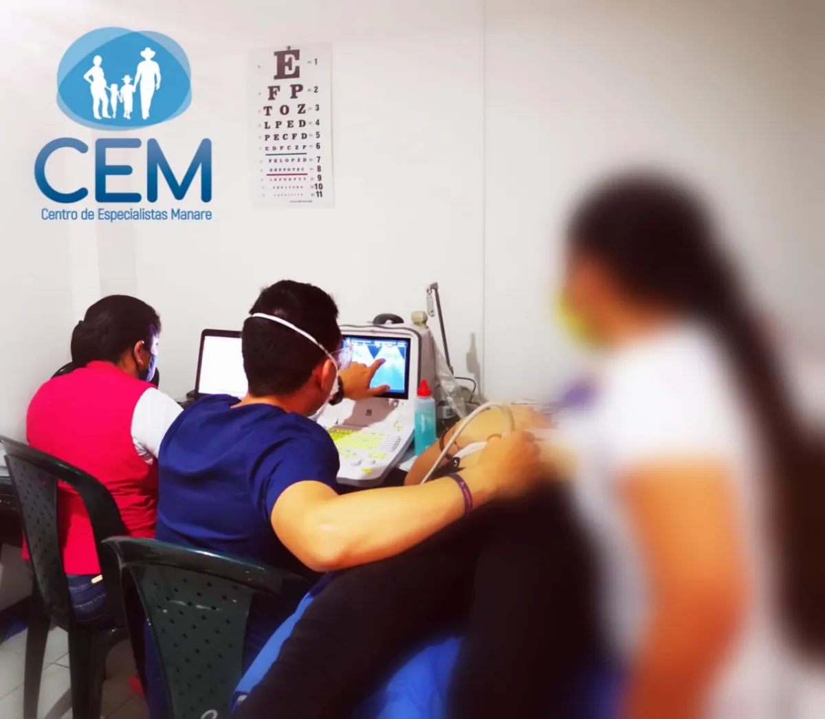 Numerosa cantidad de pacientes atendidos ayer en jornada de ecografías gratuitas en Paz de Ariporo 