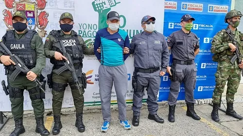 Capturado individuo señalado de realizar extorsiones a comerciantes y ganaderos de los departamentos de Boyacá y Casanare