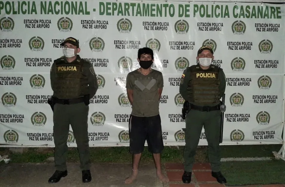 Capturado individuo cuando pretendía hurtar una vivienda en el barrio La Esperanza en Paz de Ariporo