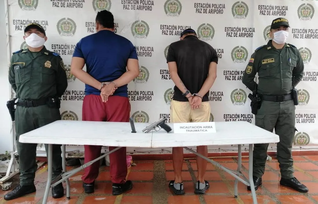 Por un hecho de intolerancia fueron capturadas dos personas y aprehendido un menor de edad en Paz de Ariporo