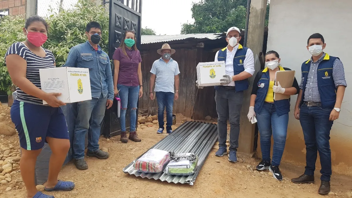 Familias de Paz de Ariporo afectadas por incendios estructurales recibieron ayudas
