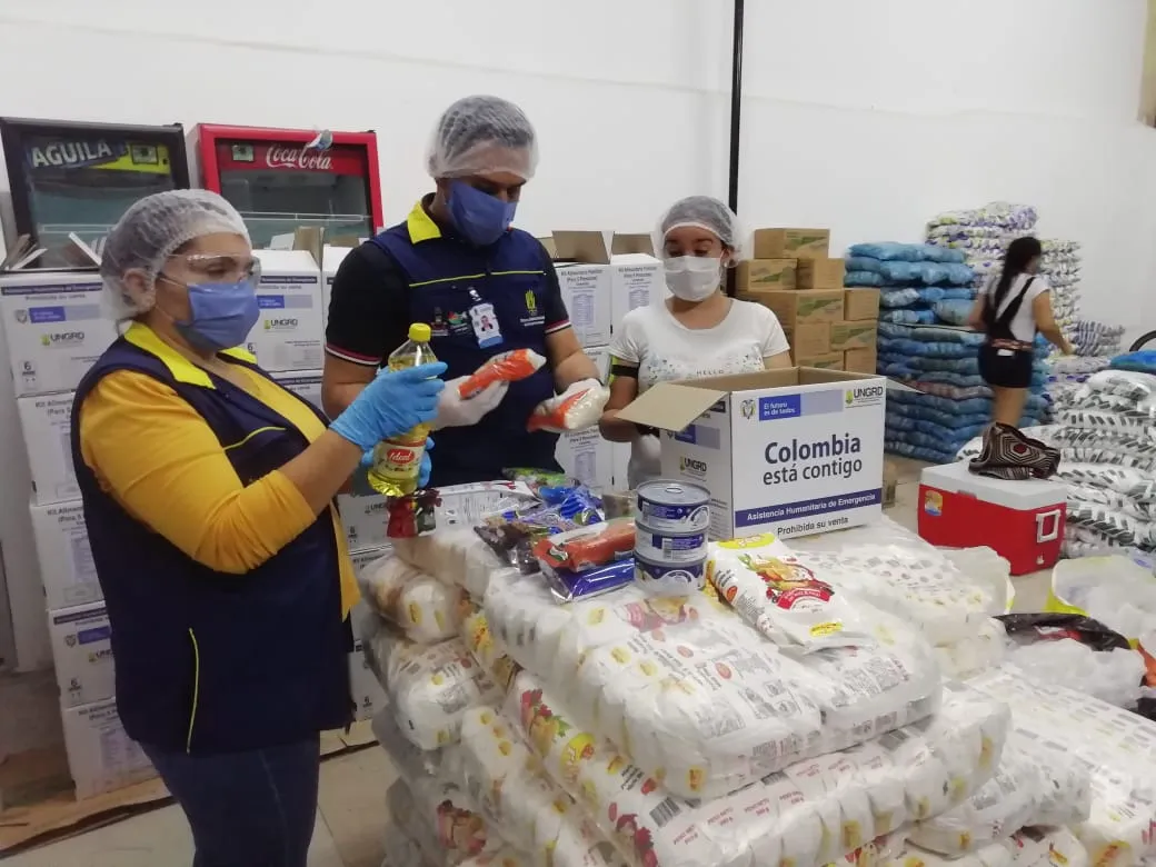 Inició entrega de mercados a familias casanareñas donde habitan adultos mayores de 70 años 