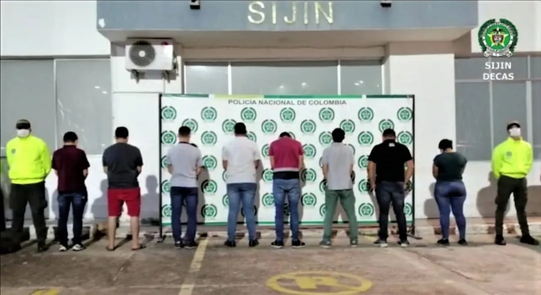 Fue desmantelada organización delincuencial “Los Intocables” dedicada al tráfico de estupefacientes