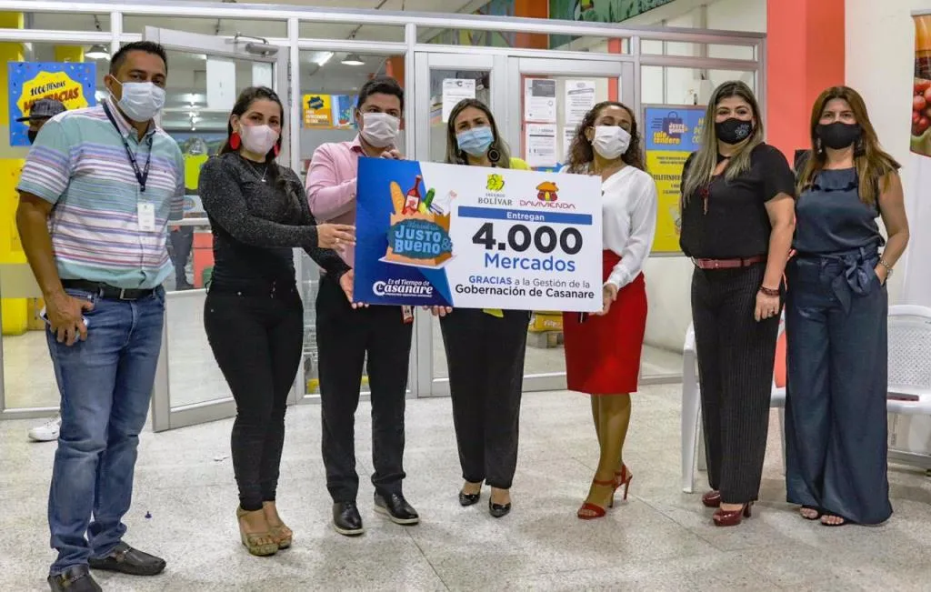 4.000 mercados serán entregados a familias de Yopal, Tauramena y Monterrey 