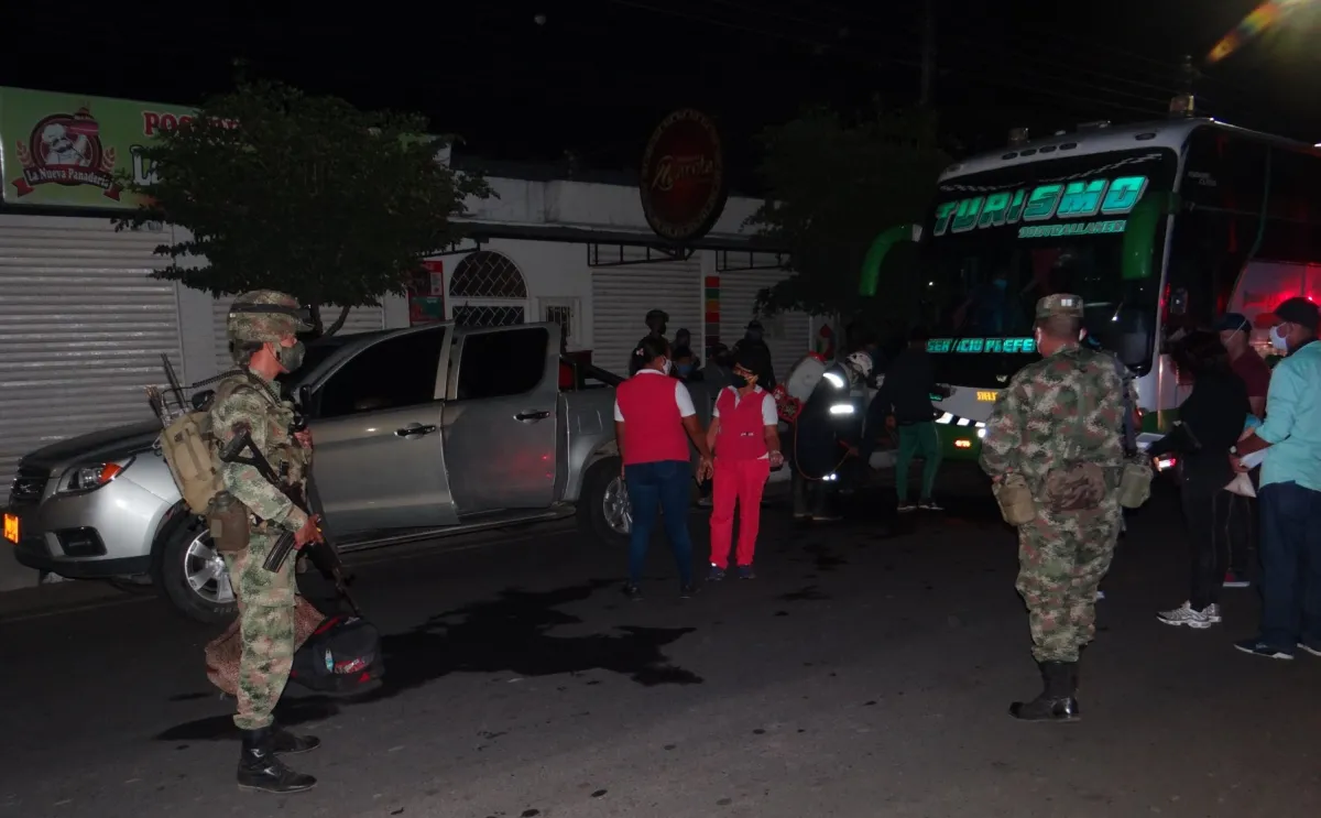 Alcaldía de Paz de Ariporo realizó traslado voluntario de 47 ciudadanos venezolanos a su país