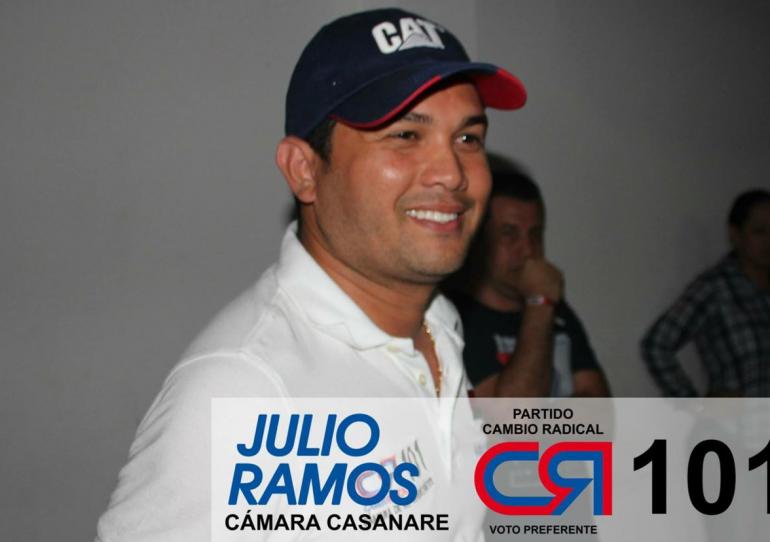 Casanare necesita una voz en el Congreso: Julio Ramos