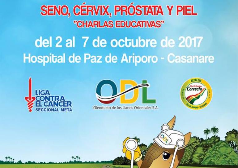 Con una alianza interinstitucional llega a Paz de Ariporo campaña de prevención contra el cáncer 