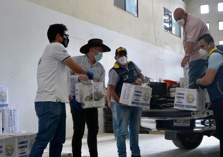  Gobernación entregó ayudas humanitarias para familias vulnerables de Támara