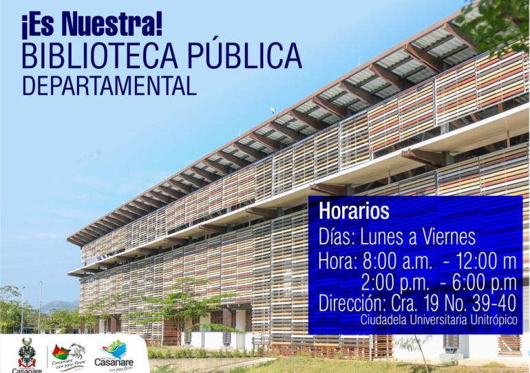 Abrió las puertas la Biblioteca Pública Departamental de Casanare