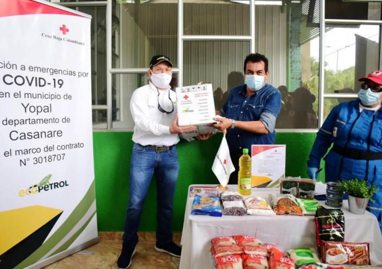 Grupo Ecopetrol entrega ayudas para población vulnerable en Casanare