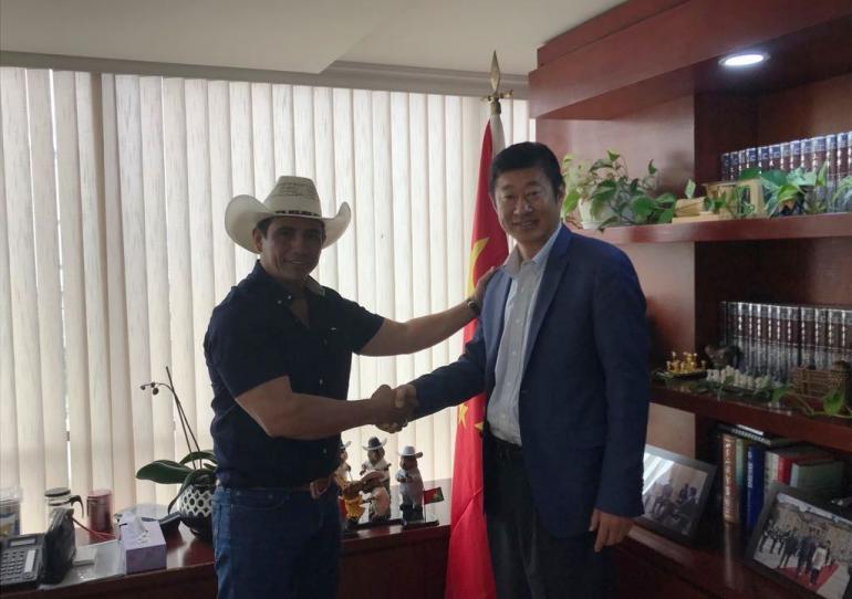 Gobernador anunció visita del embajador de China a Casanare