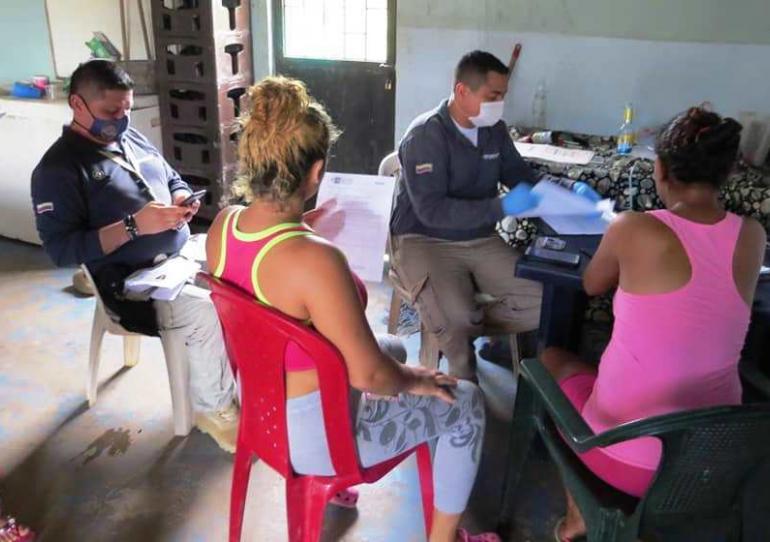Se realizó operativos de control a población migrante en el centro poblado de Caño Chiquito en Paz de Ariporo