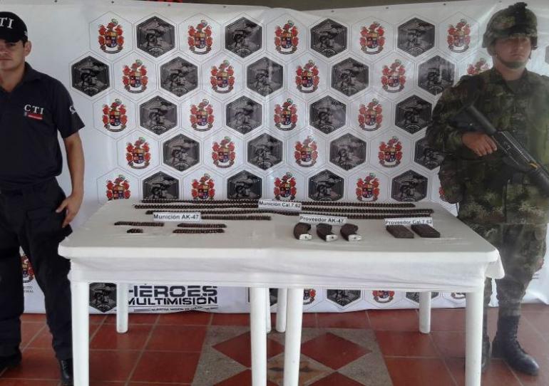 Ejército Nacional halló depósito ilegal con material bélico en vereda de Paz de Ariporo   